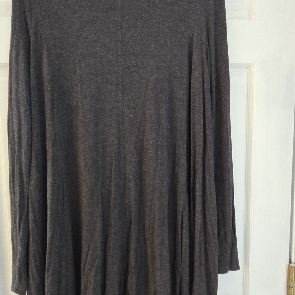 Old Navy Gray Long Sleeve Dress